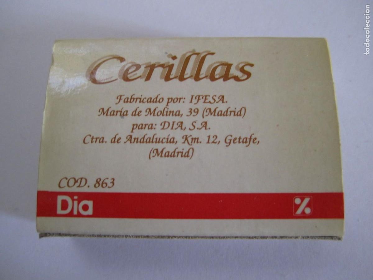 Cajas de cerillas: Caja de cerillas &rdquo;DIA&rdquo; - Foto 2