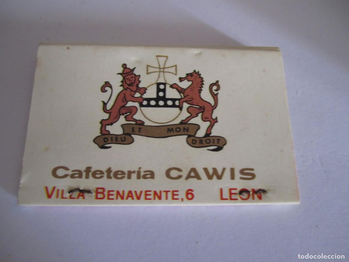 Cajas de cerillas: Caja de cerillas &rdquo;Cafeter&iacute;a Cawis&rdquo; LEON - Foto 1