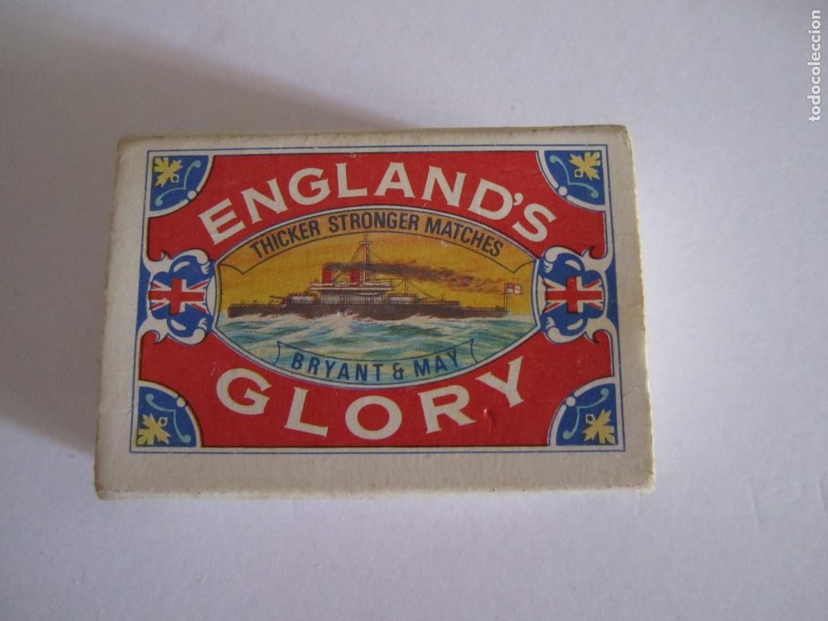 Cajas de cerillas: Caja de cerillas &rdquo;Englands Glory&rdquo; - Foto 1