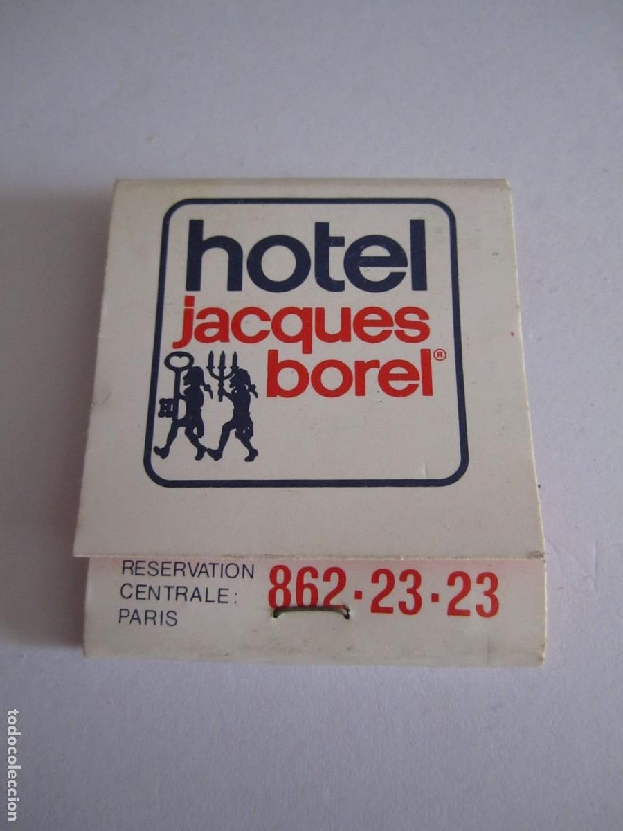 Cajas de cerillas: Caja de cerillas &rdquo;Hotel jacques borel&rdquo; - Foto 1