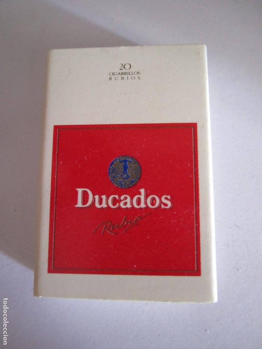 Cajas de cerillas: Caja de cerillas &rdquo;Ducados Rubio&rdquo; - Foto 1