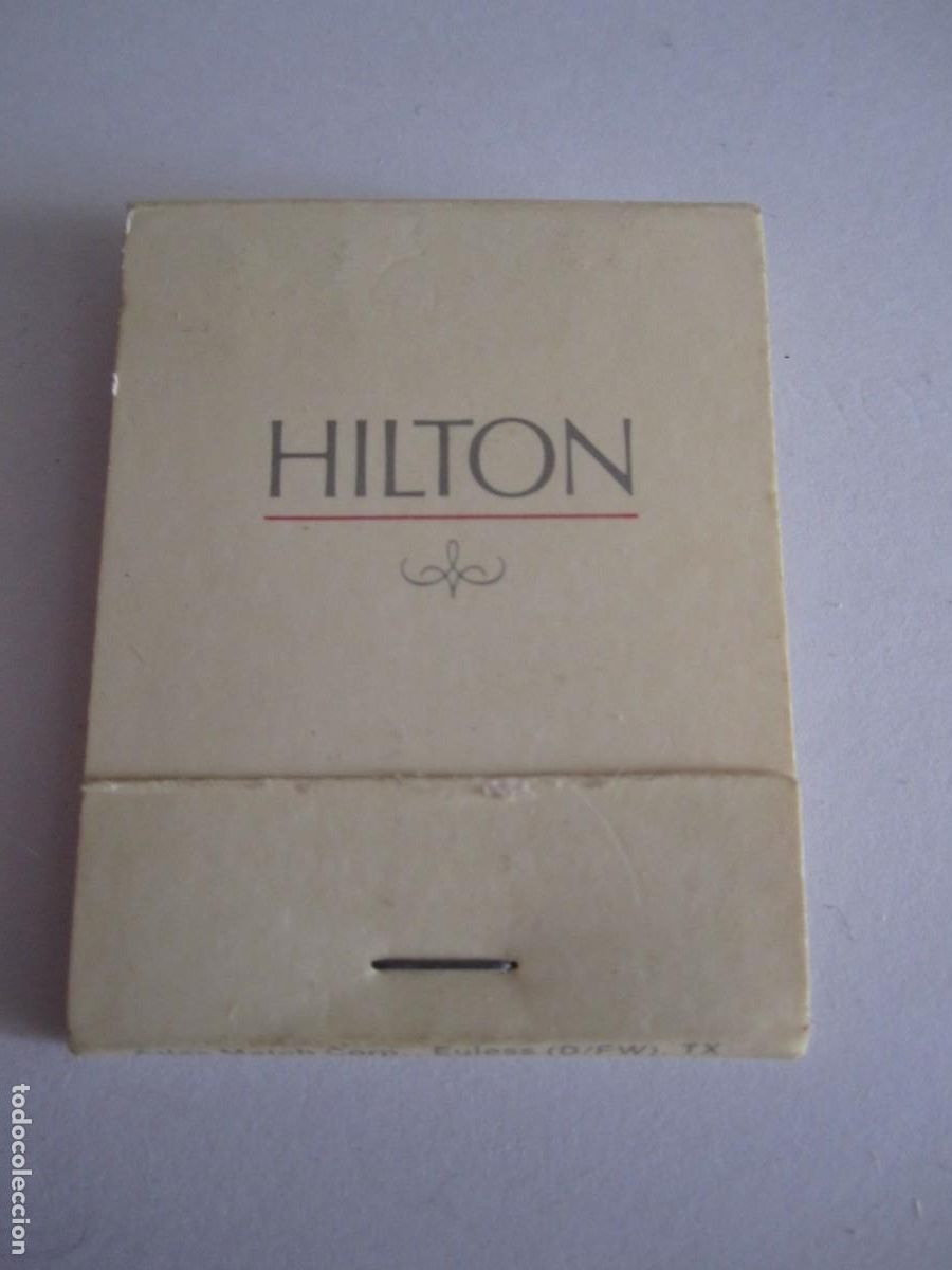 Cajas de cerillas: Caja de cerillas &rdquo;Hilton&rdquo; - Foto 1