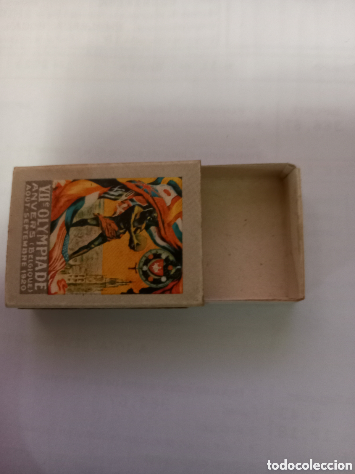 Cajas de cerillas: CAJA CERILLAS OLIMPIADA AMBERES - Foto 3