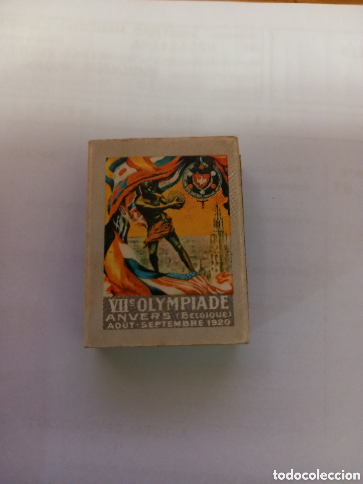 Cajas de cerillas: CAJA CERILLAS OLIMPIADA AMBERES - Foto 1