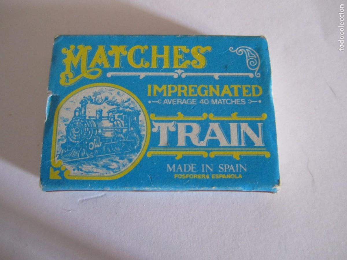 Cajas de cerillas: Caja de cerillas &rdquo;Matches impregnated train&rdquo; - Foto 1