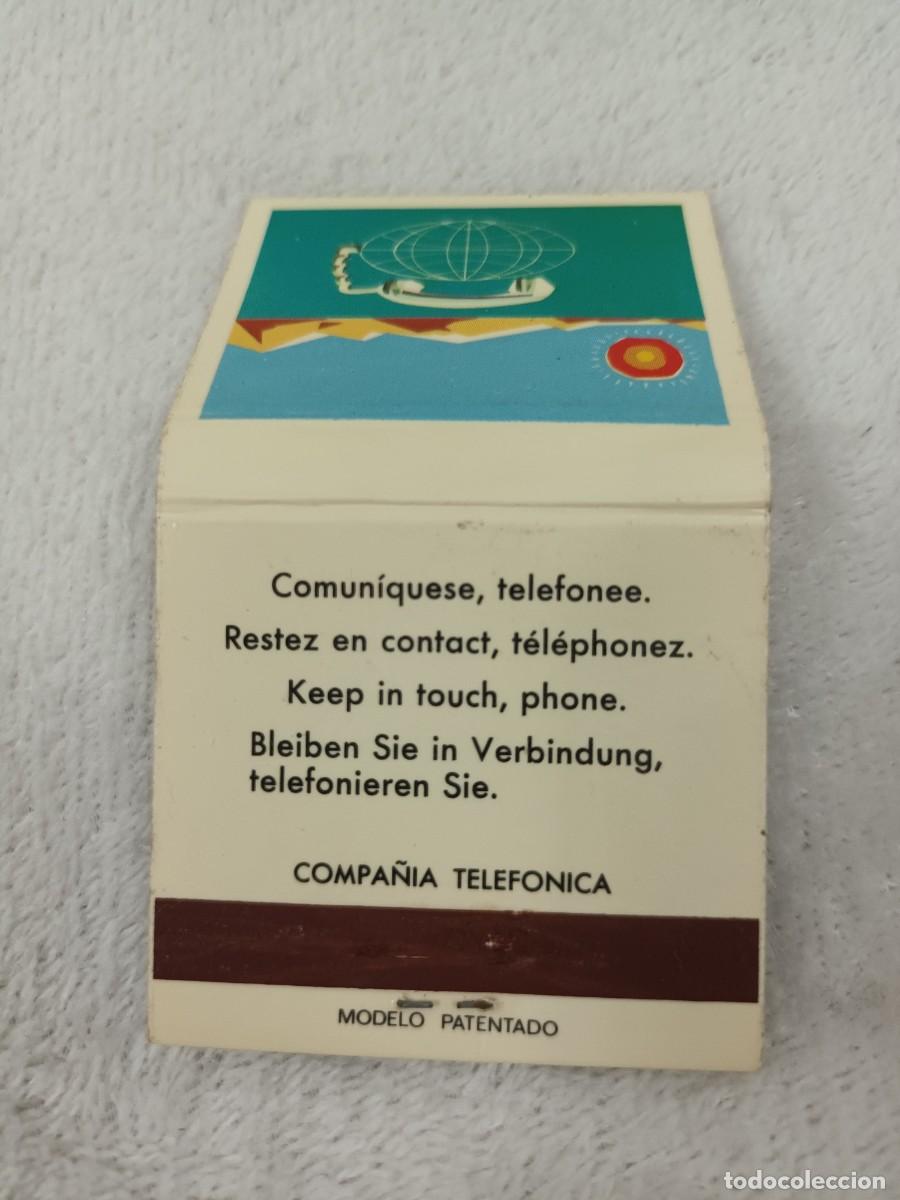 Cajas de cerillas: CAJA DE CERILLAS COMPA&Ntilde;&Iacute;A TELEFONICA - Foto 2