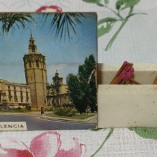 Cajas de Cerillas: ANTIGUA CAJA DE CERILLAS TRIANGULAR RECUERDO VALENCIA. Lote 401449964
