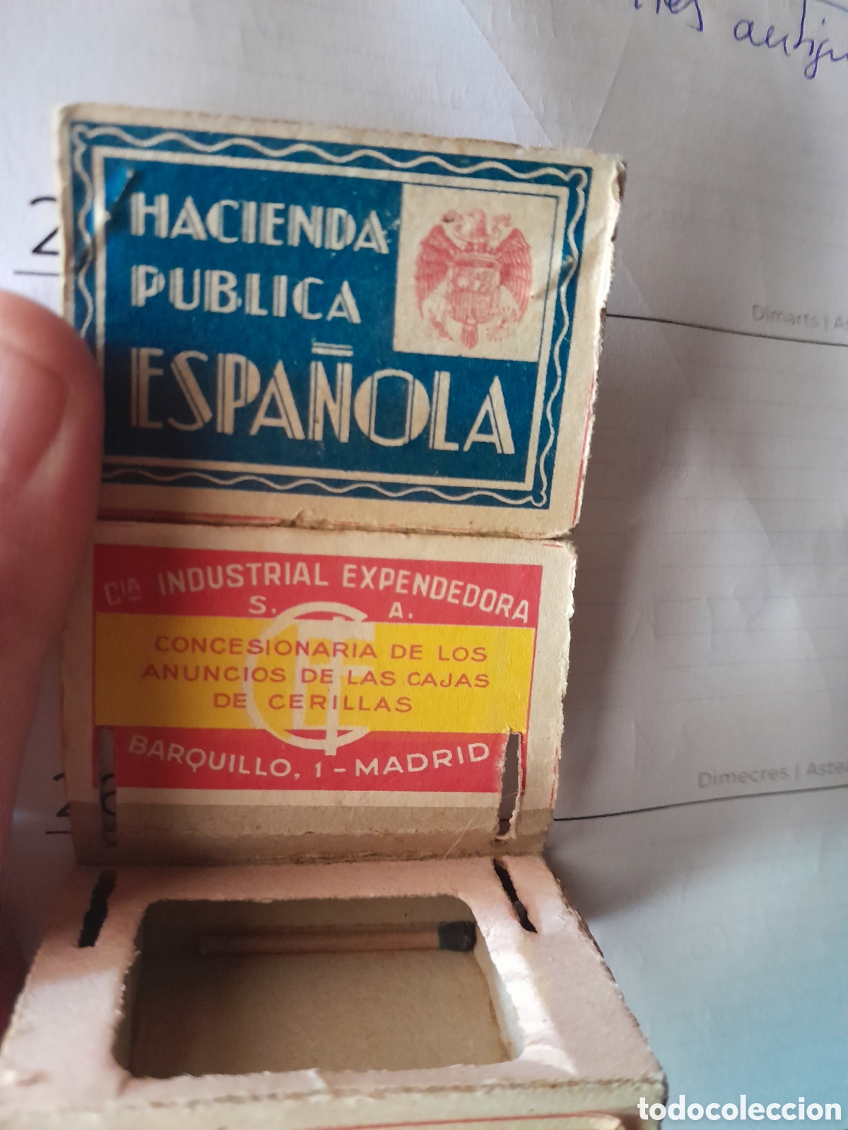 Cajas de cerillas: Caja de cerillas antigua - Foto 2