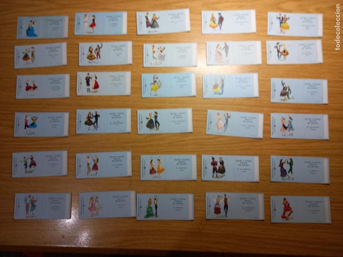 Bo&icirc;tes d'Allumettes: Colecci&oacute;n 30 cajas cerillas Trajes y bailes espa&ntilde;oles
