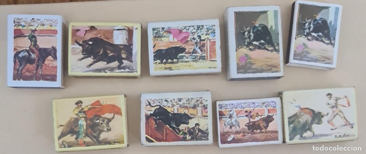 Cajas de cerillas: 9 cajas de cerillas Estampas Taurinas - Foto 1