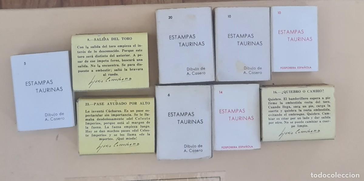 Cajas de cerillas: 9 cajas de cerillas Estampas Taurinas - Foto 2