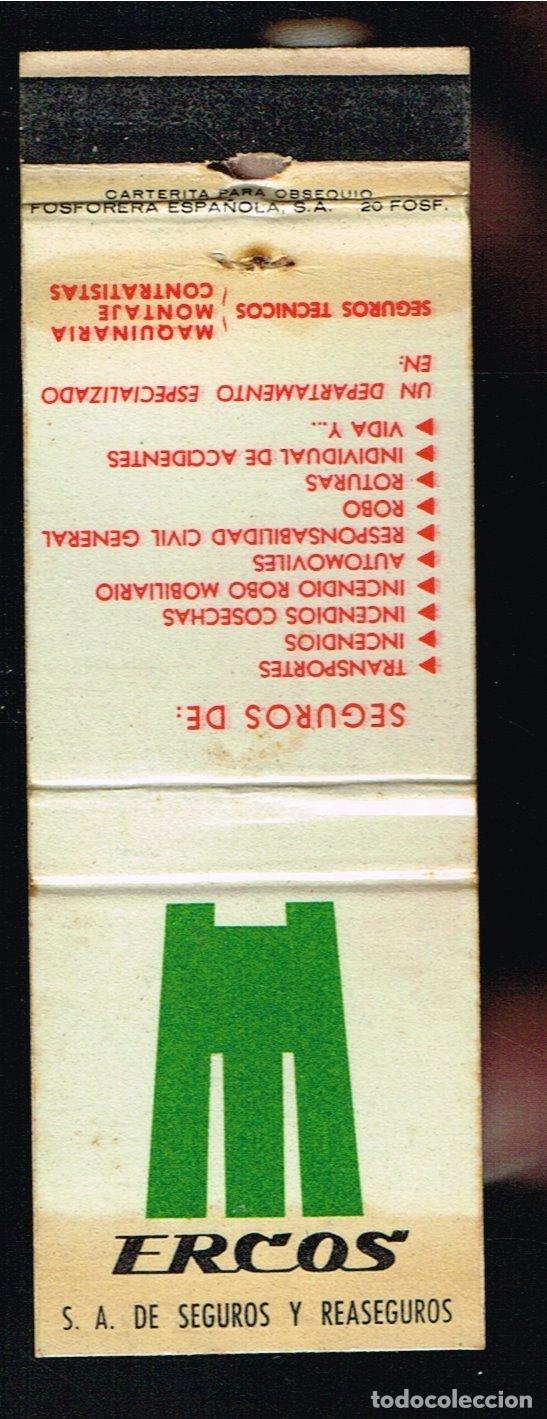 Streichholzschachteln: CERILLAS - BILBAO - ERCOS - C/ ERCILLA, 19 - A&Ntilde;OS 60/70