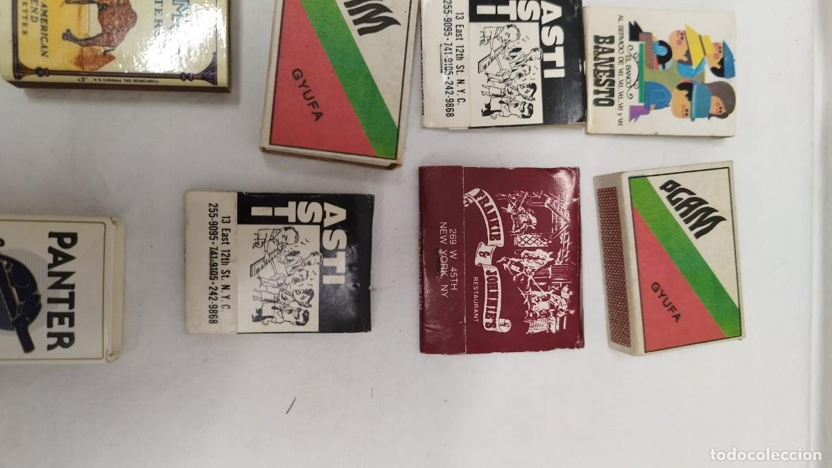 Cajas de cerillas: Lote de 8 Antiguas cajas de cerillas - Foto 3