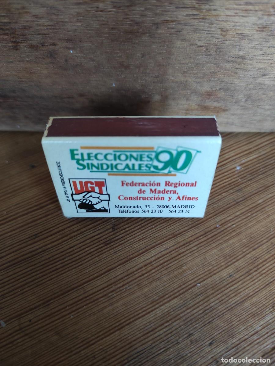 Cajas de cerillas: Caja de cerillas UGT - Foto 1
