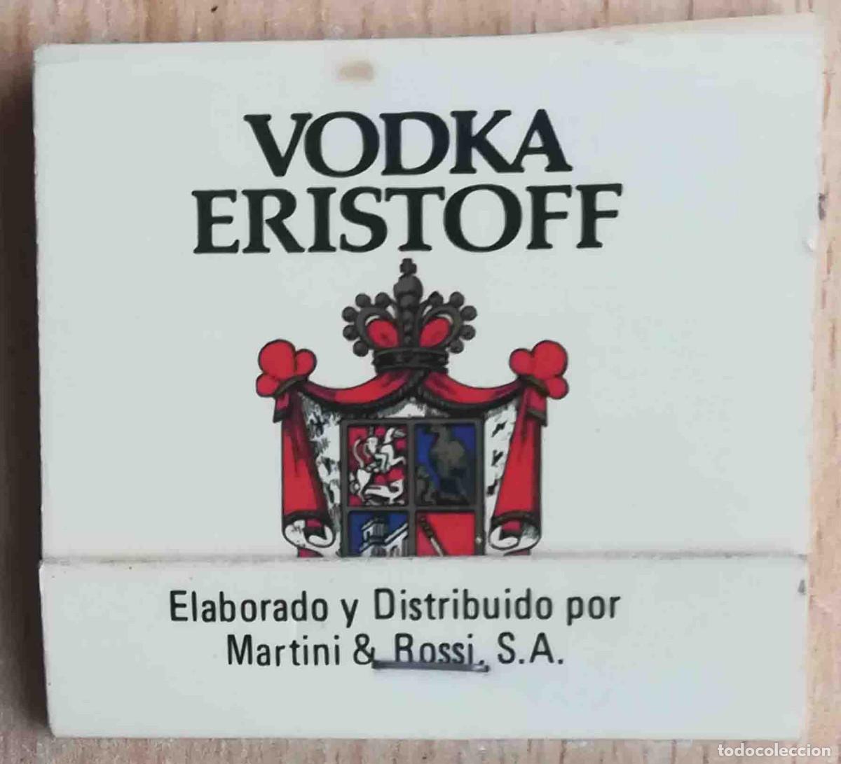 Cajas de cerillas: Caja de cerillas vodka Eristoff - Foto 1
