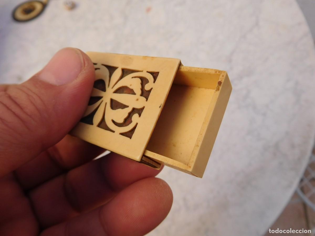 Cajas de cerillas: Caja de cerillas antigua celuloide - Foto 6