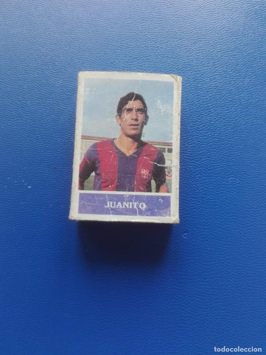 Bo&icirc;tes d'Allumettes: ANTIGUA CAJA DE CERILLAS - JUANITO C.F. BARCELONA (VACIA)