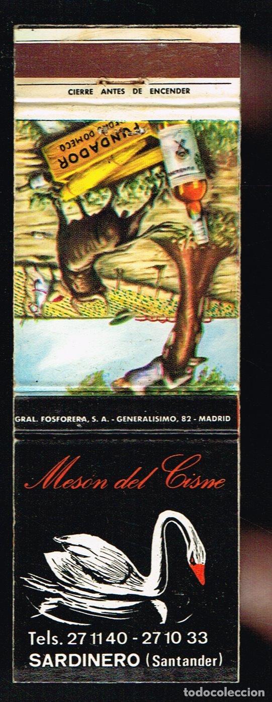 Cajas de cerillas: CERILLAS - SANTANDER - MES&Oacute;N DEL CISNE - A&Ntilde;OS 60/70 - Foto 1