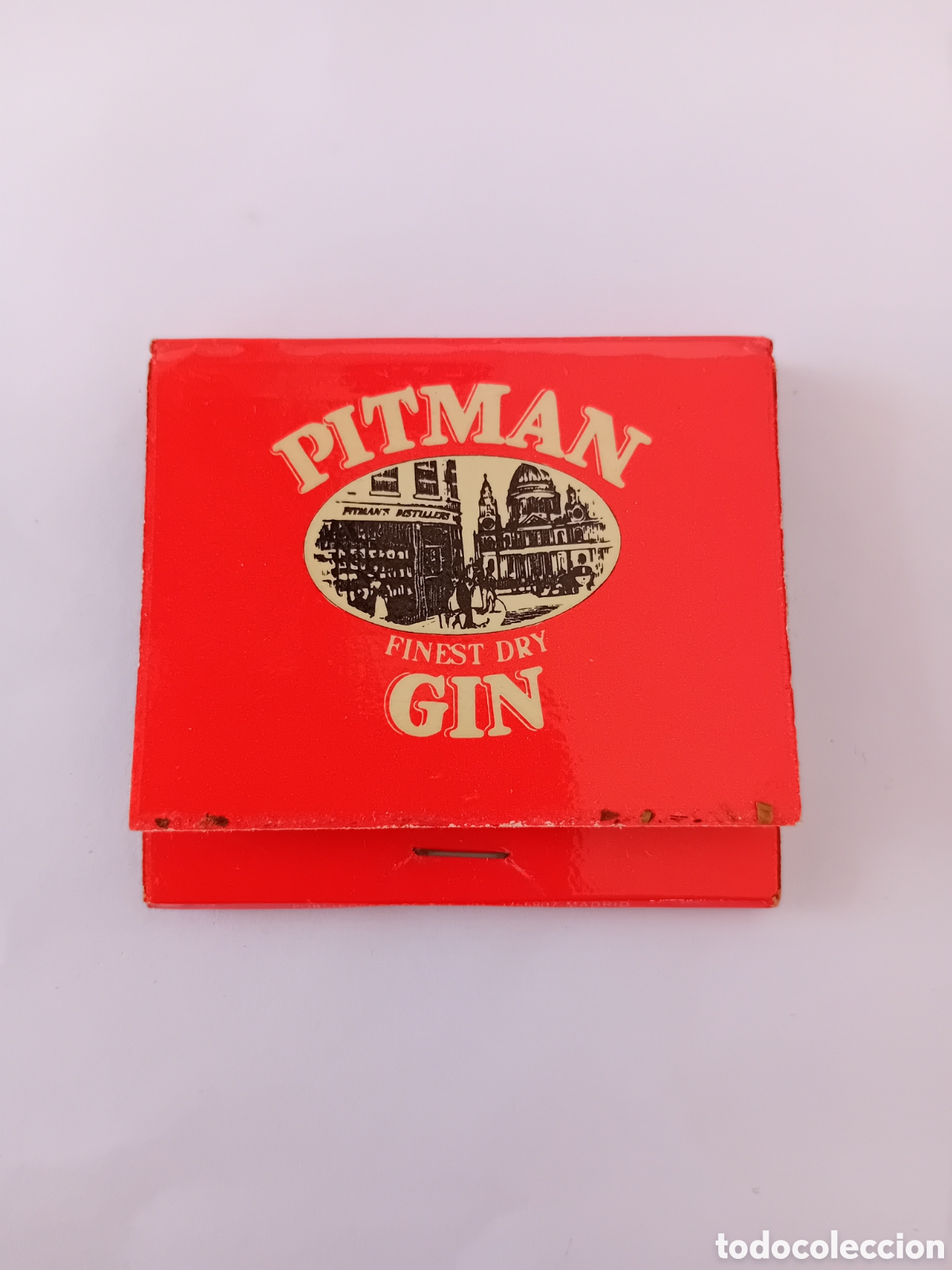 Cajas de cerillas: caja de cerillas pitman gin simago a estrenar - Foto 1