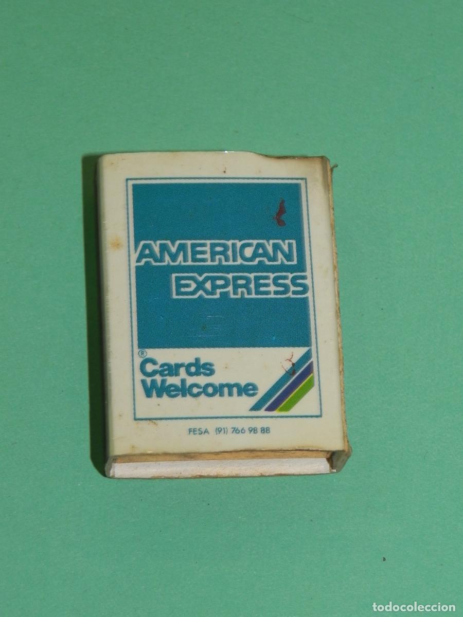 Cajas de cerillas: Caja de Cerillas American Express. - Foto 1