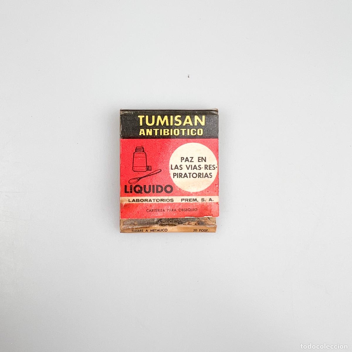 Cajas de cerillas: Cerillas Tumisa Antibiotico - Foto 1