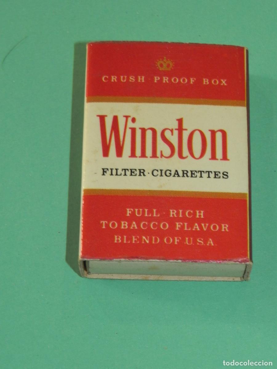Cajas de cerillas: Caja de Cerillas, Winston Filter Cigarettes. - Foto 1