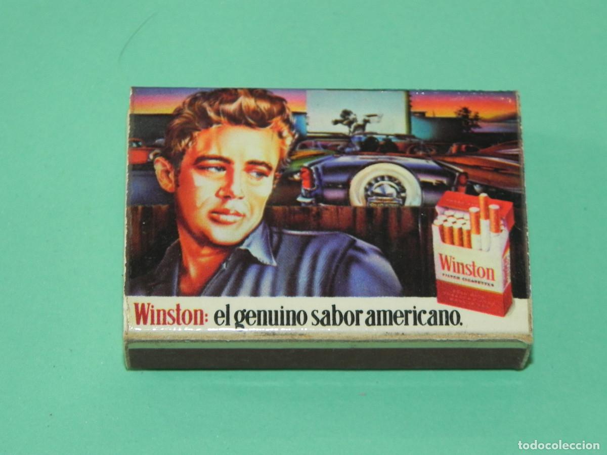 Cajas de cerillas: Caja de Cerillas, Winston Filter Cigarettes. - Foto 2