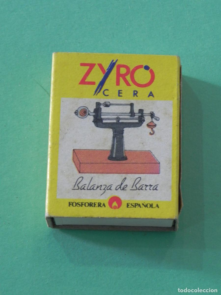 Cajas de cerillas: Caja de Cerillas, Balanza de Barra. - Foto 1