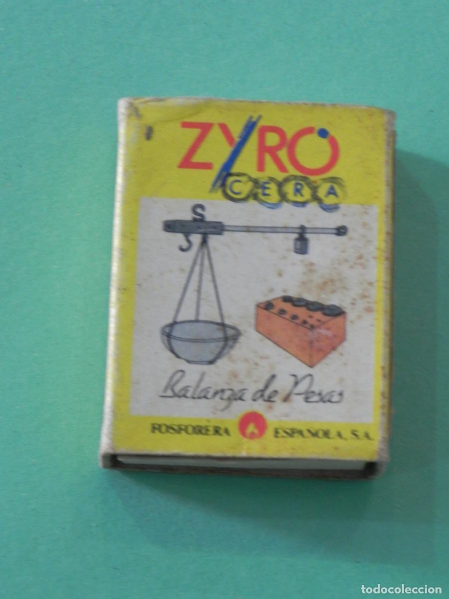 Cajas de cerillas: Caja de Cerillas, Balanza de Pesas. - Foto 1