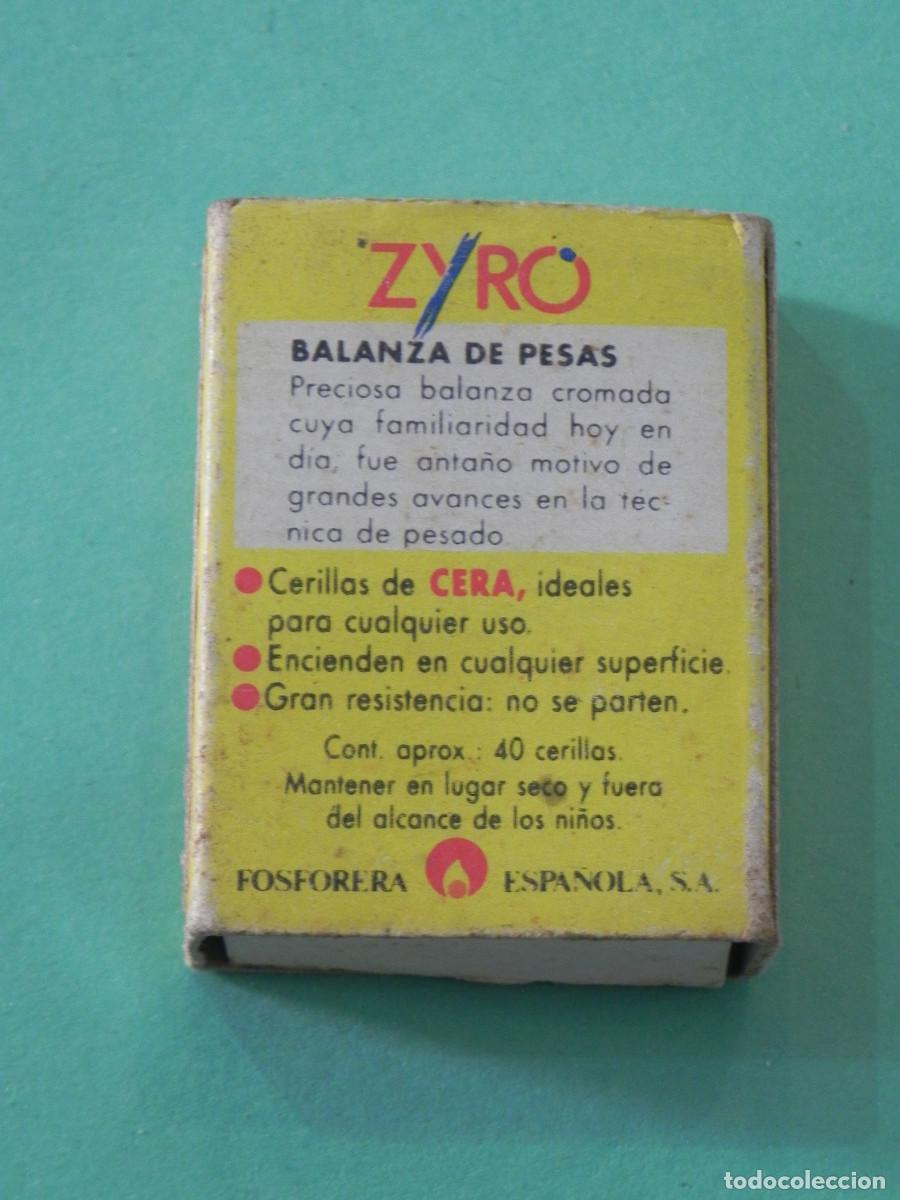 Cajas de cerillas: Caja de Cerillas, Balanza de Pesas. - Foto 2