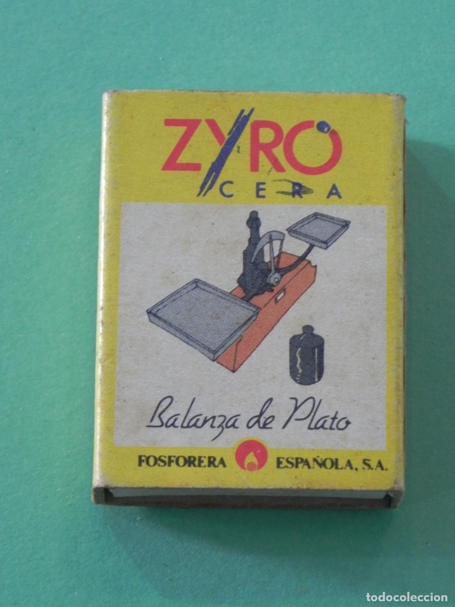 Cajas de cerillas: Caja de Cerillas, Balanza de Plato. - Foto 1