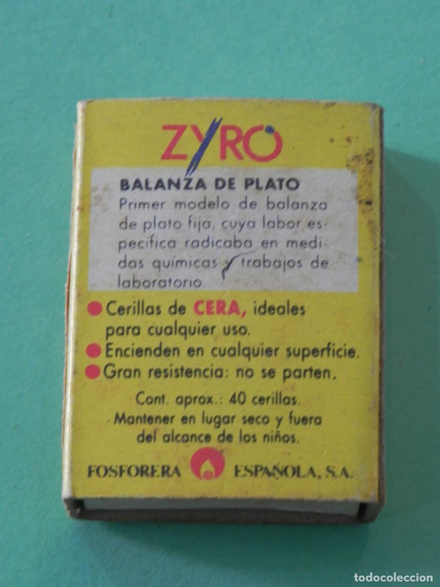 Cajas de cerillas: Caja de Cerillas, Balanza de Plato. - Foto 2