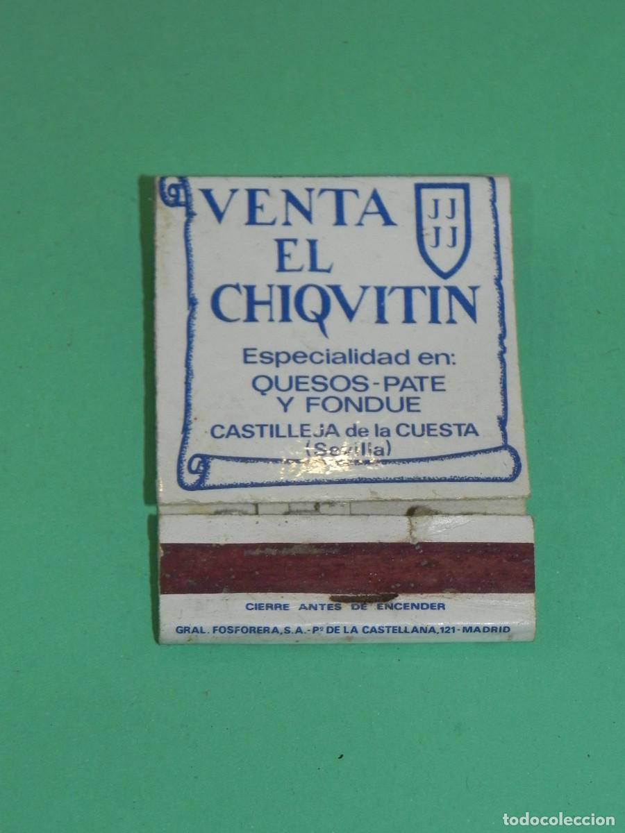 Cajas de cerillas: Caja de Cerillas, Venta el Chiquitin. - Foto 1
