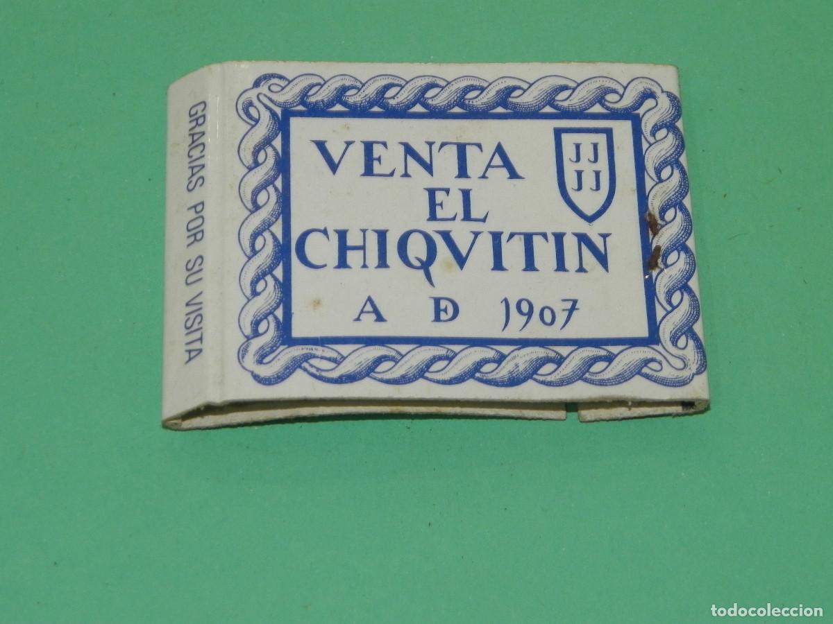 Cajas de cerillas: Caja de Cerillas, Venta el Chiquitin. - Foto 2