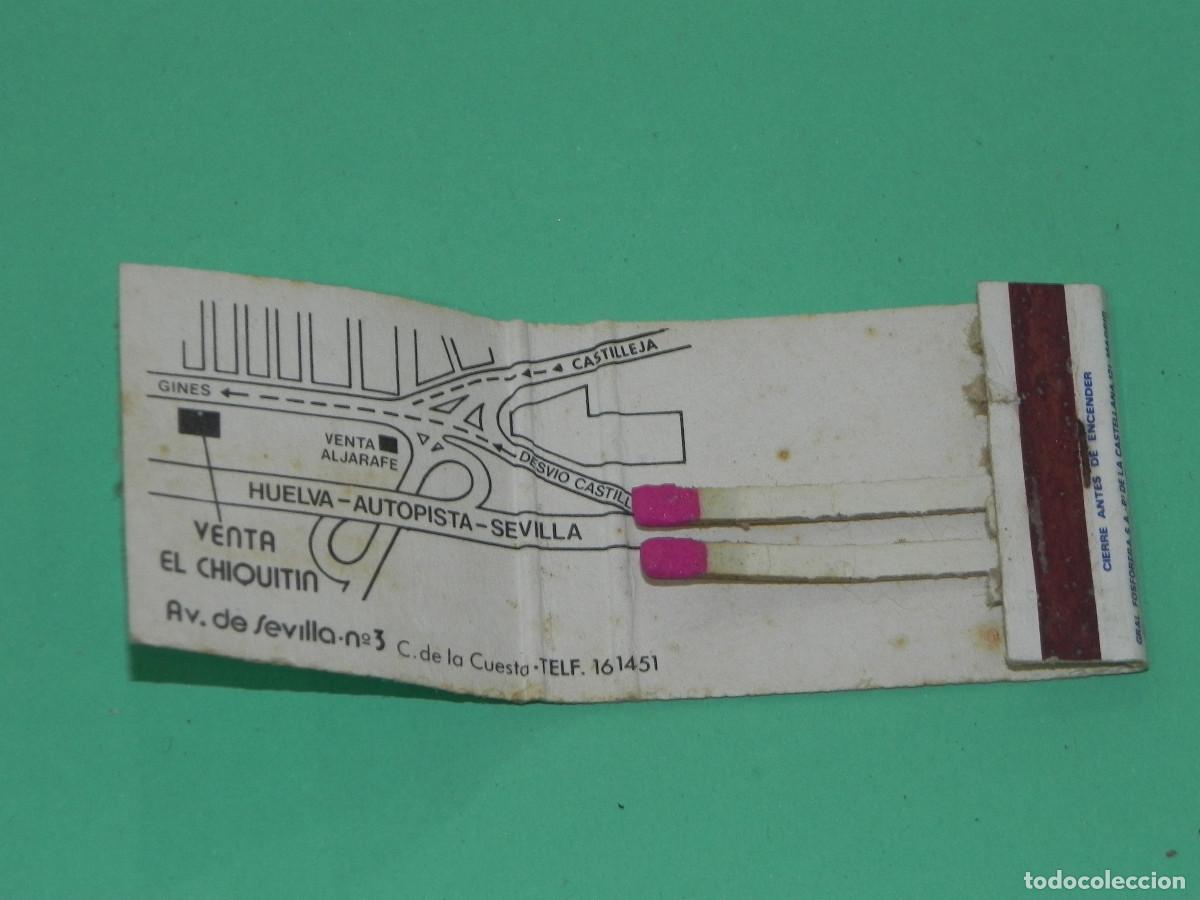 Cajas de cerillas: Caja de Cerillas, Venta el Chiquitin. - Foto 3