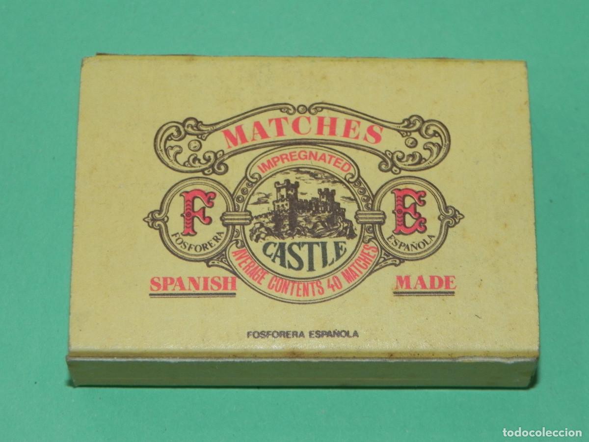 Cajas de cerillas: Caja de Cerillas, MATCHES IMPREGNATED CASTLE. - Foto 2