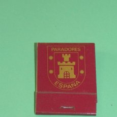 Cajas de Cerillas: CAJA DE CERILLAS, PARADORES DE ESPAÑA (RED DE PARADORES DE ESPAÑA).
