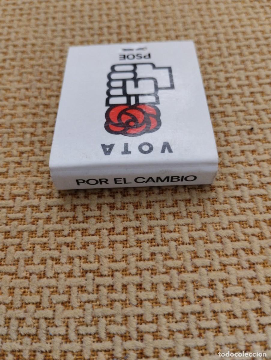 Cajas de cerillas: Caja cerrillas antiguas PSOE - Foto 4