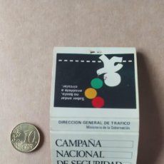 Cajas de Cerillas: CAJA CERILLAS CAMPAÑA NACIONAL DE SEGURIDAD DEL PEATON T1