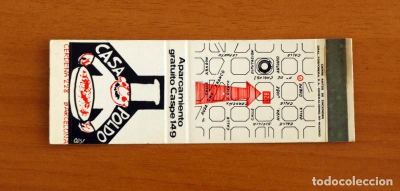 Matchboxes: Carterita de cerillas - Casa Poldo - Barcelona - General Fosforera
