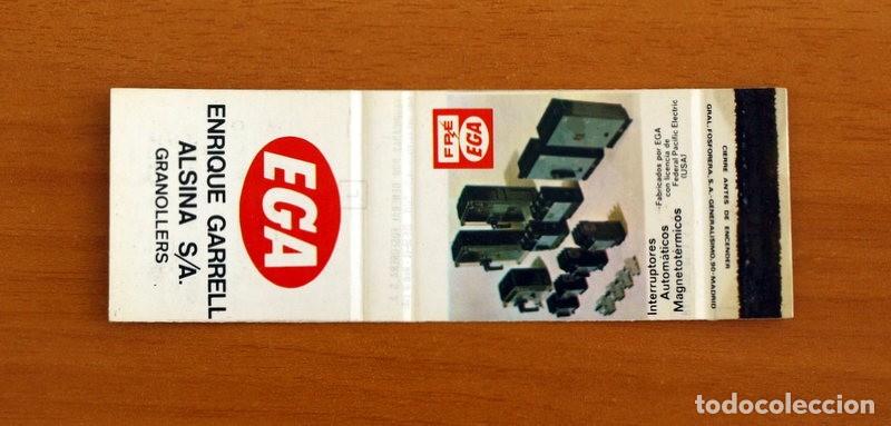 Matchboxes: Carterita de cerillas - EGA - Enrique Garrell Alsina - Granollers - General Fosforera