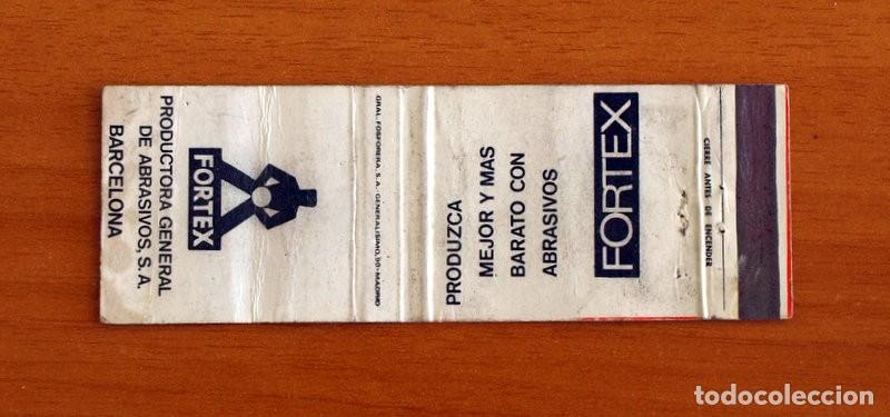 Matchboxes: Carterita de cerillas - Abrasivos Fortex - Barcelona - General Fosforera