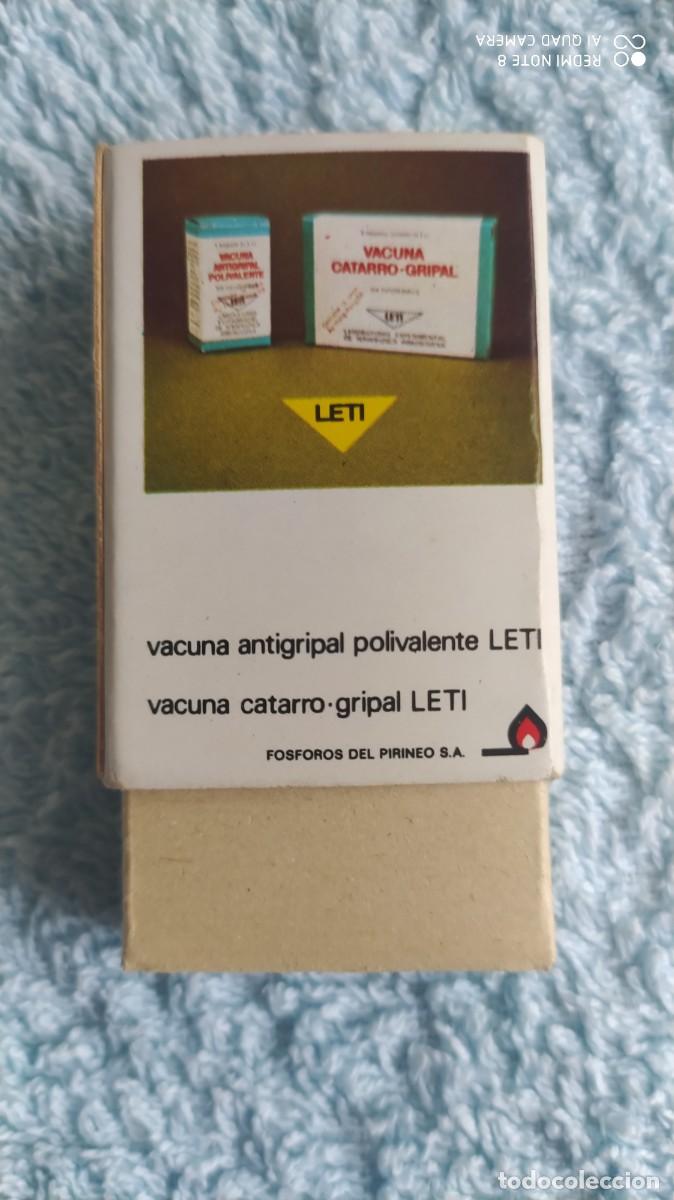 Matchboxes: CERILLAS VACUNA ANTIGRIPAL LETI