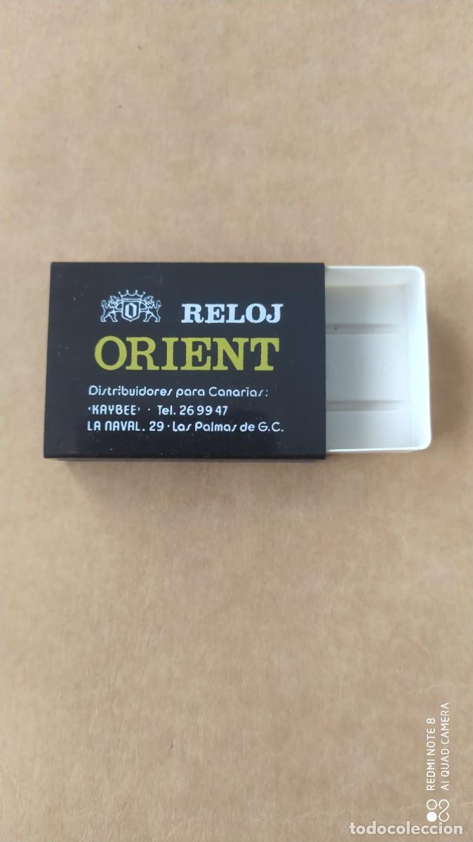 Cajas de cerillas: CERILLAS RELOJ ORIENT - Foto 1