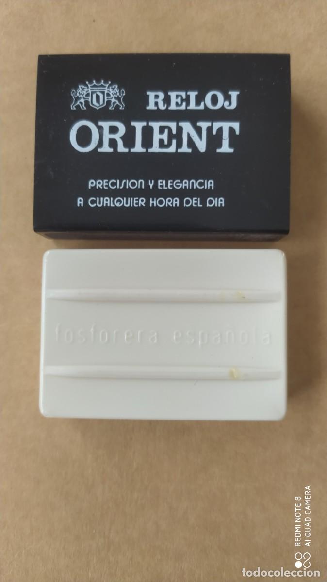 Cajas de cerillas: CERILLAS RELOJ ORIENT - Foto 2