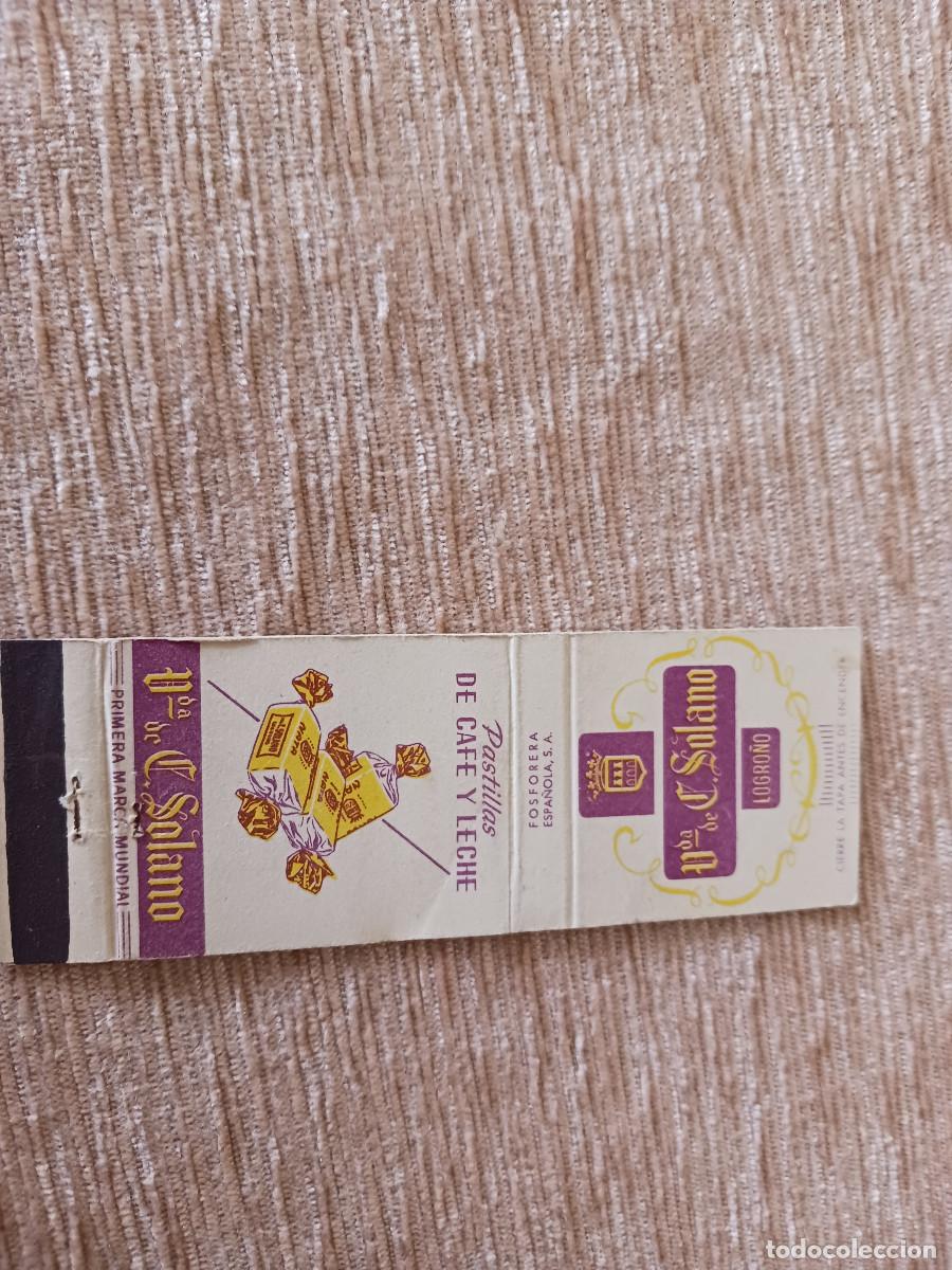 Cajas de cerillas: pastillas de cafe y leche vda. de solano - Foto 1