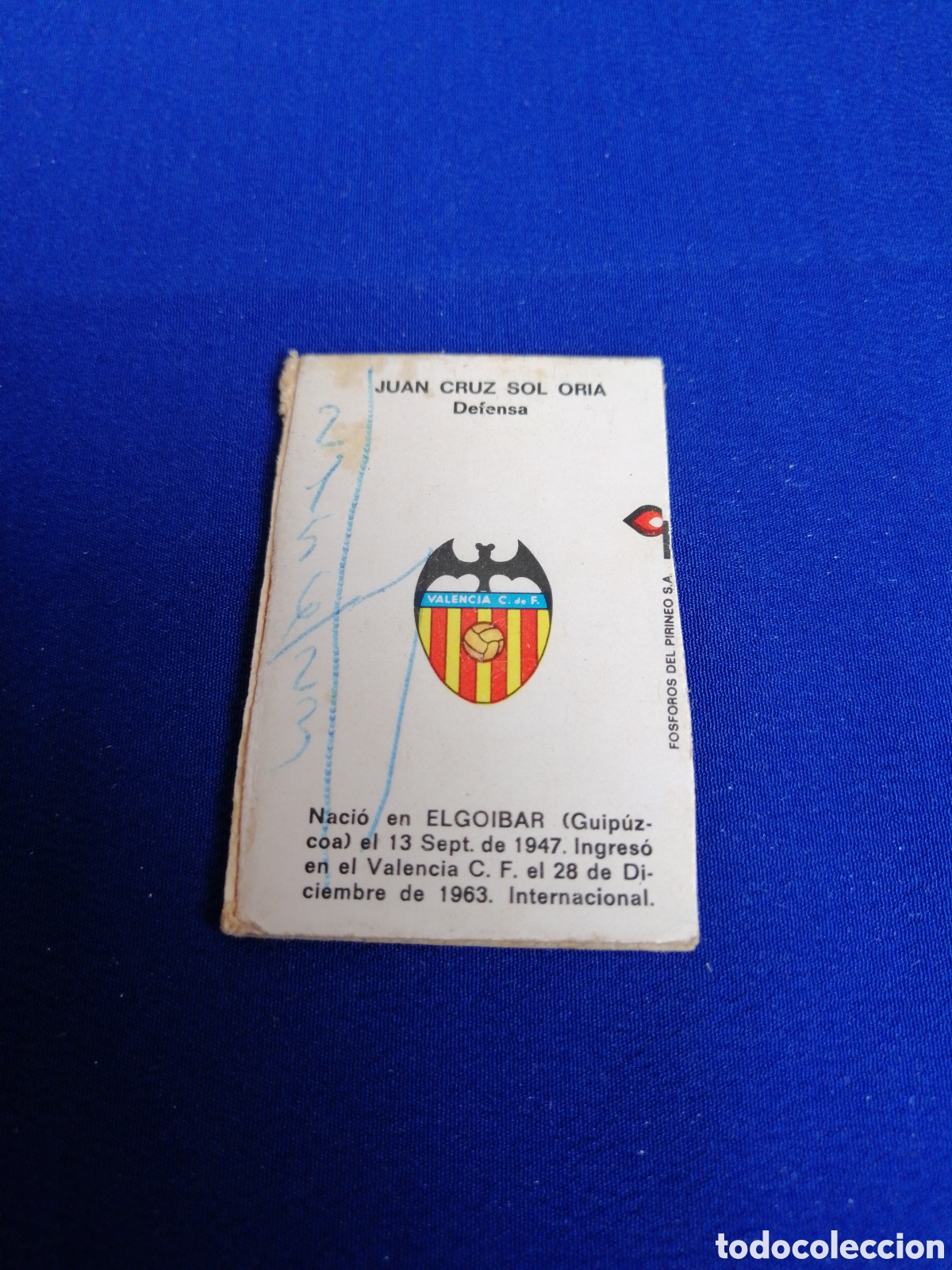 Cajas de cerillas: VALENCIA CF - SOL - Foto 2