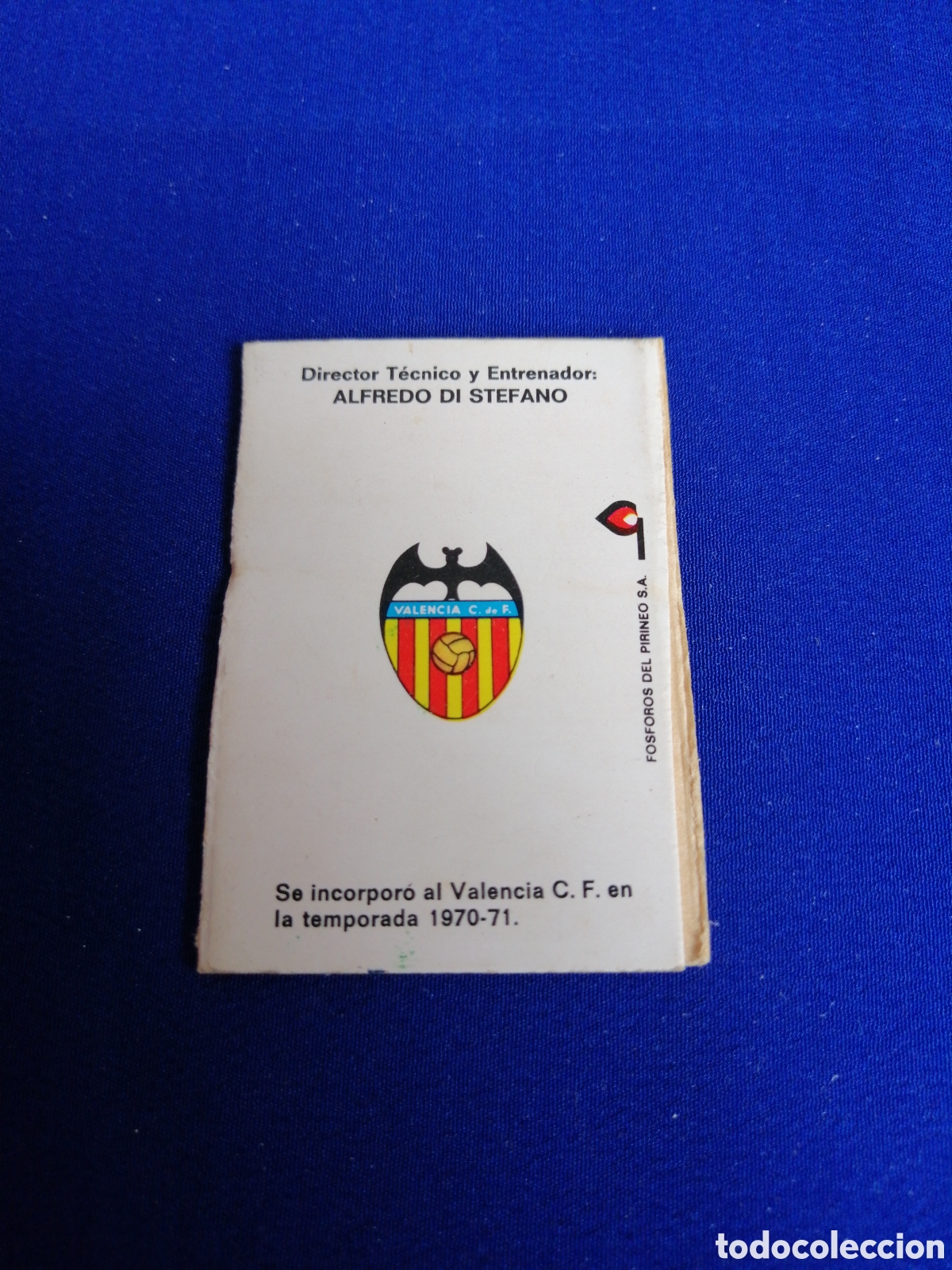 Cajas de cerillas: VALENCIA CF - DI ESTEFANO - Foto 2