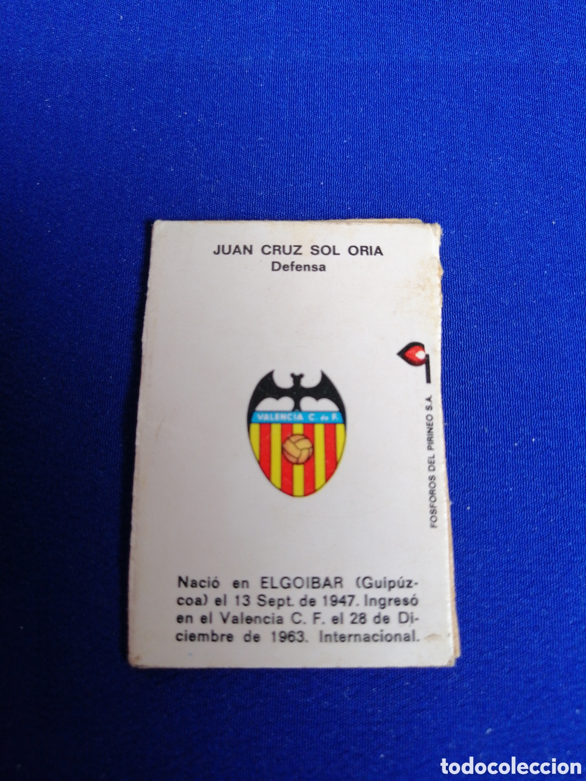 Cajas de cerillas: VALENCIA CF - SOL - Foto 2