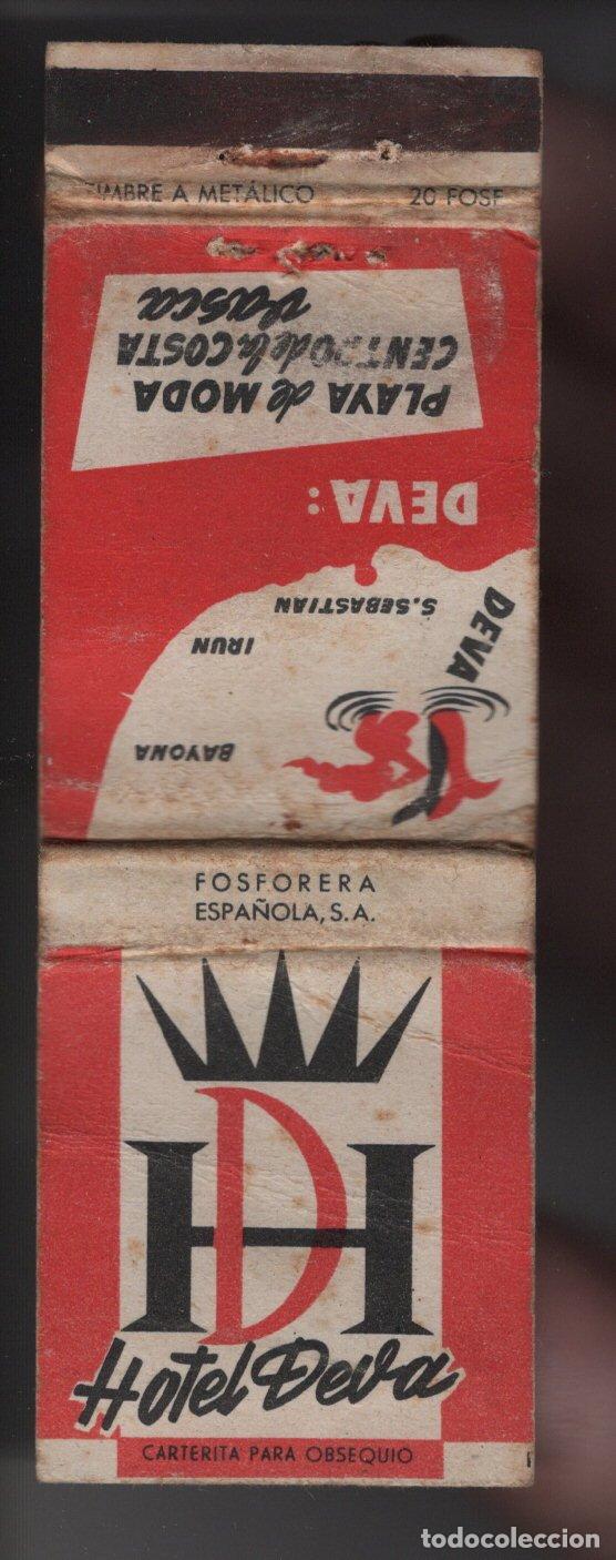 Cajas de cerillas: CERILLAS - GIPUZKOA. DEVA - HOTEL DEVA - A&Ntilde;OS 60/70 - Foto 1